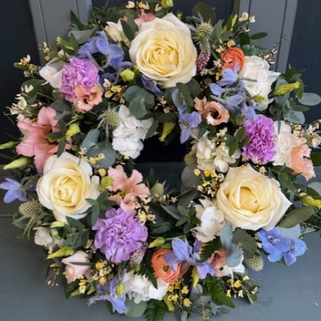 pastel-wreath